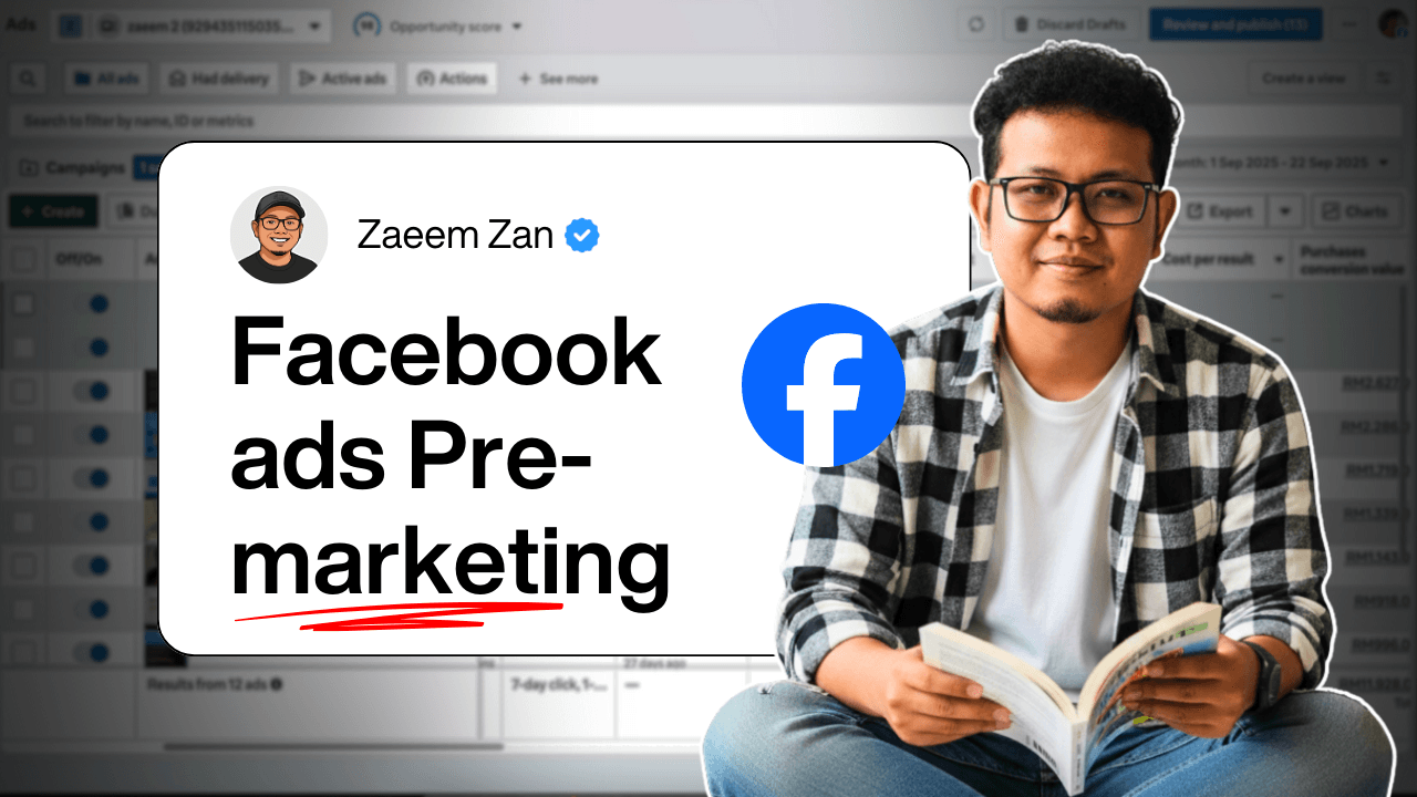 Facebook ads pre marketing