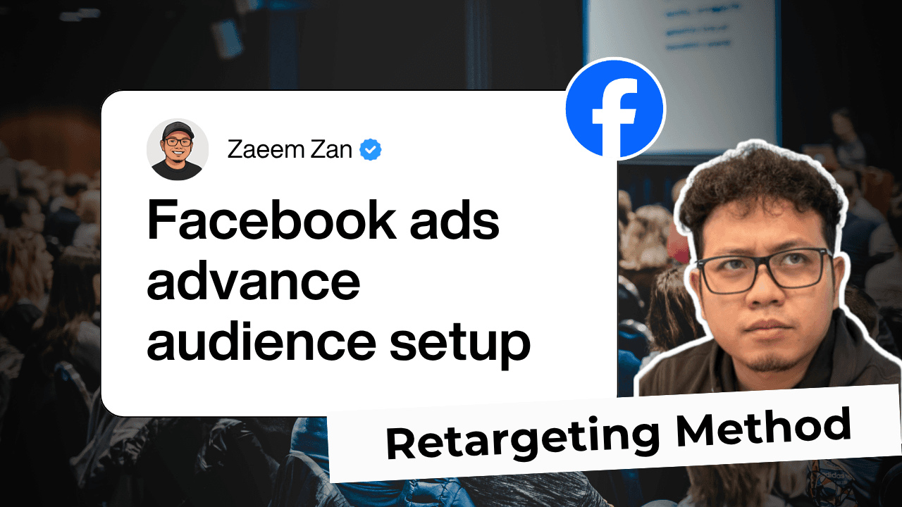 Retargeting method - Facebook advance audience setting